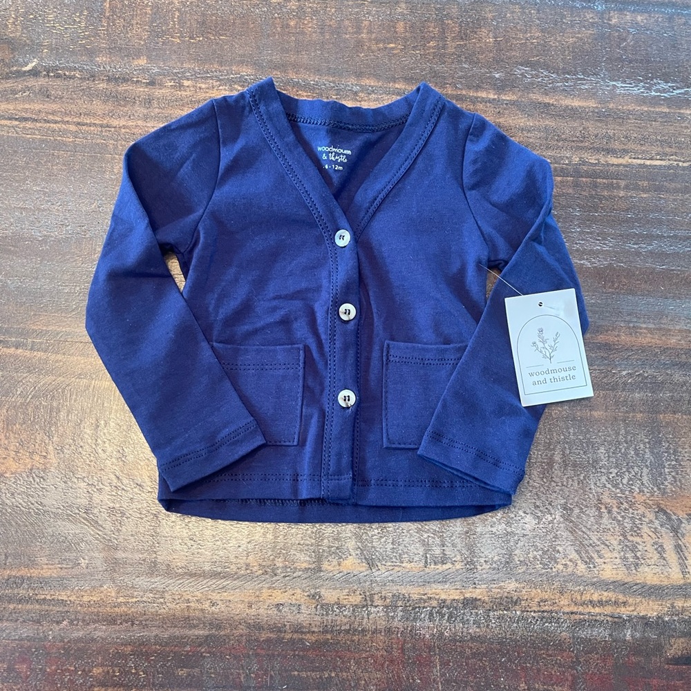 Navy Blue Cardigan